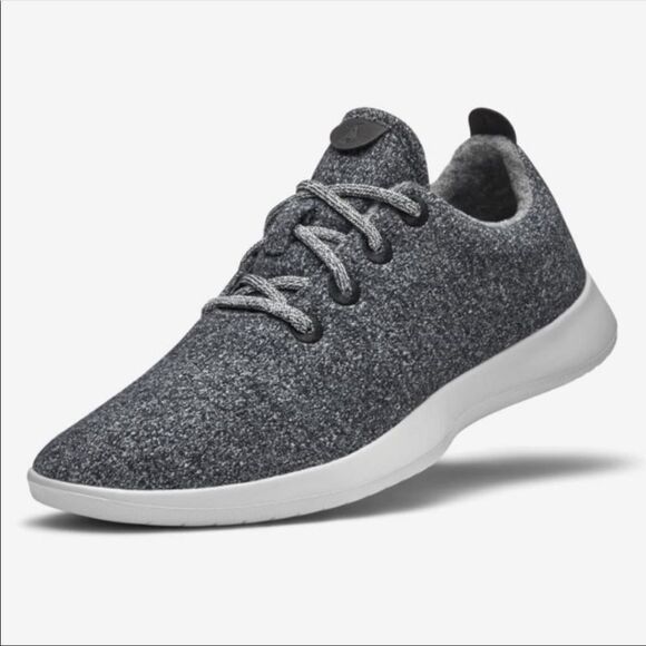 Allbirds Natural Grey Wool Runners Sneakers - Picture 1 of 12
